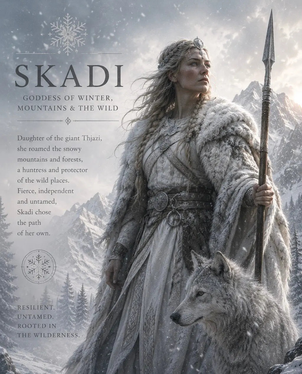 Skadi's Forage: A Tribute to the Goddess of Winter and the Gifts of the Wild E I R H O L T