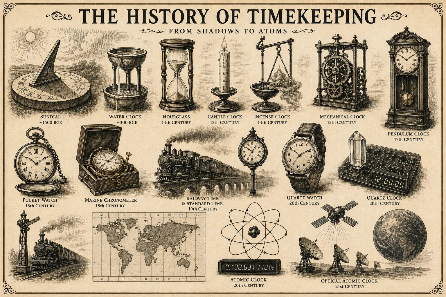 The History of Timekeeping E I R H O L T