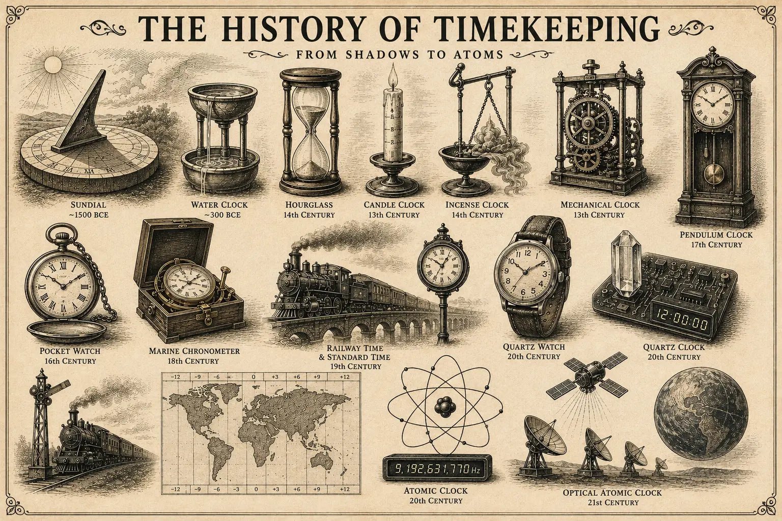 The History of Timekeeping - E I R H O L T