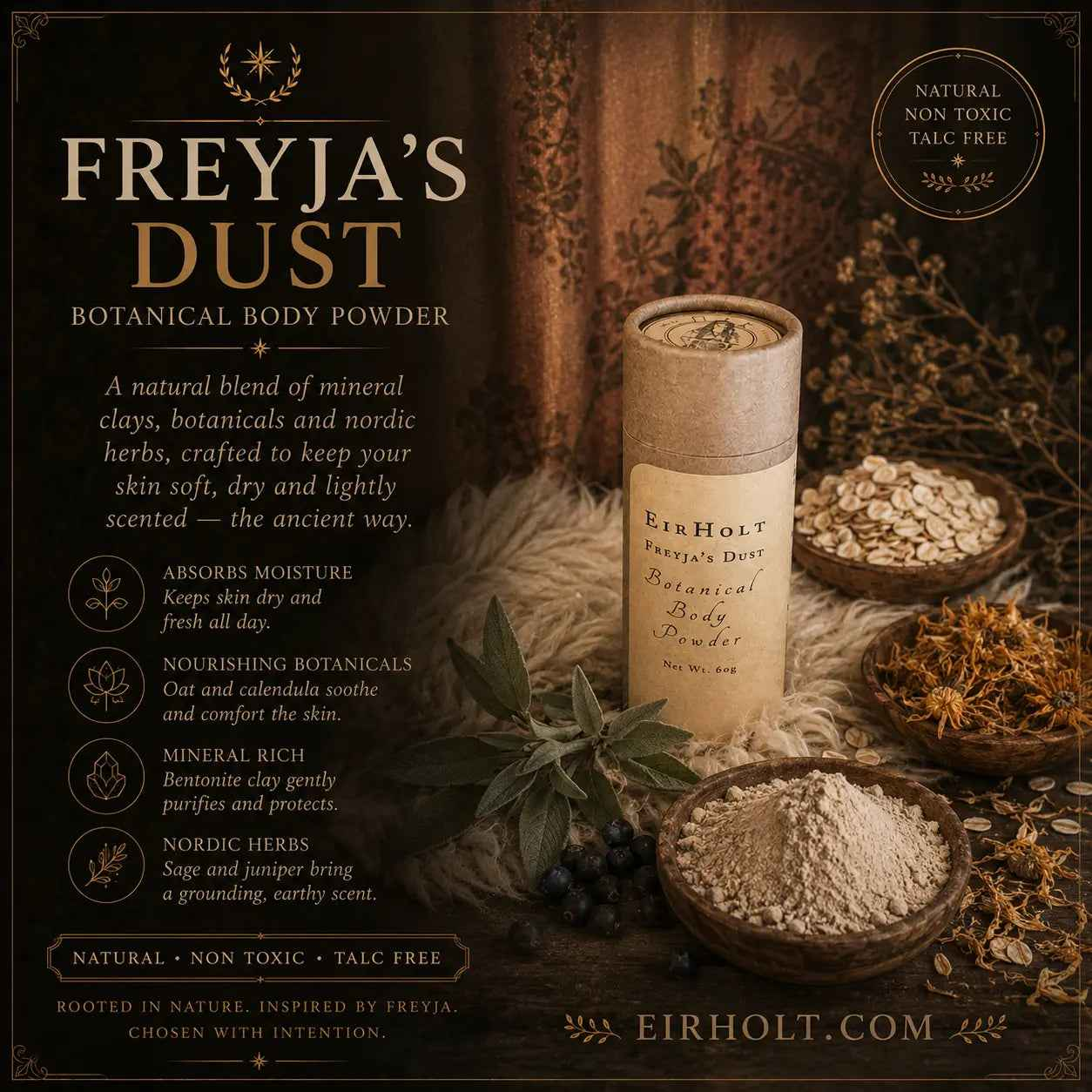 Freyja’s Dust Botanical Body Powder