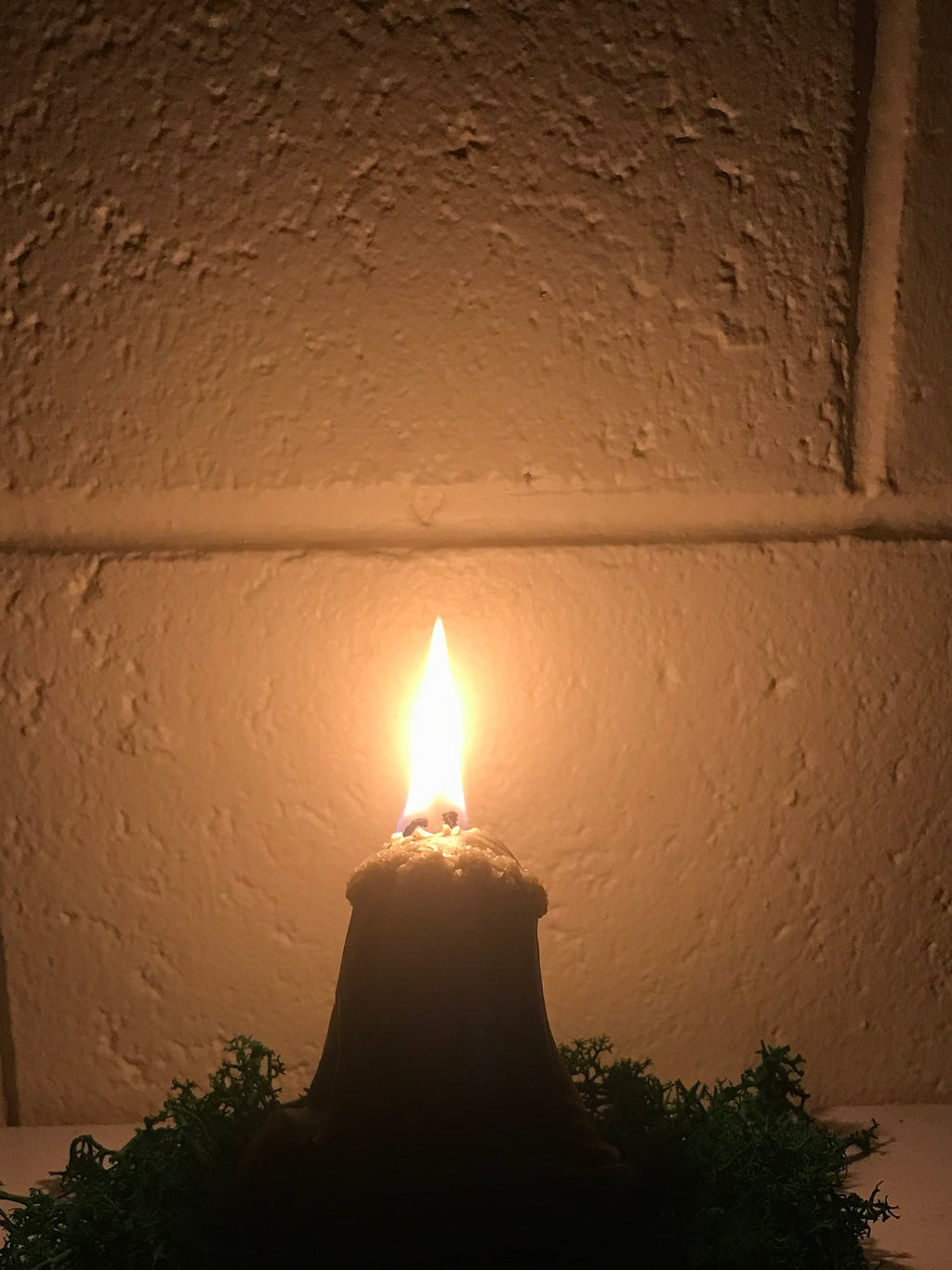 Veiled Lady Pure Beeswax Candle (Natural or Charcoal)