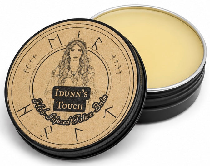 Idunn’s Touch – Herb-Infused Tallow Balm (30 g)