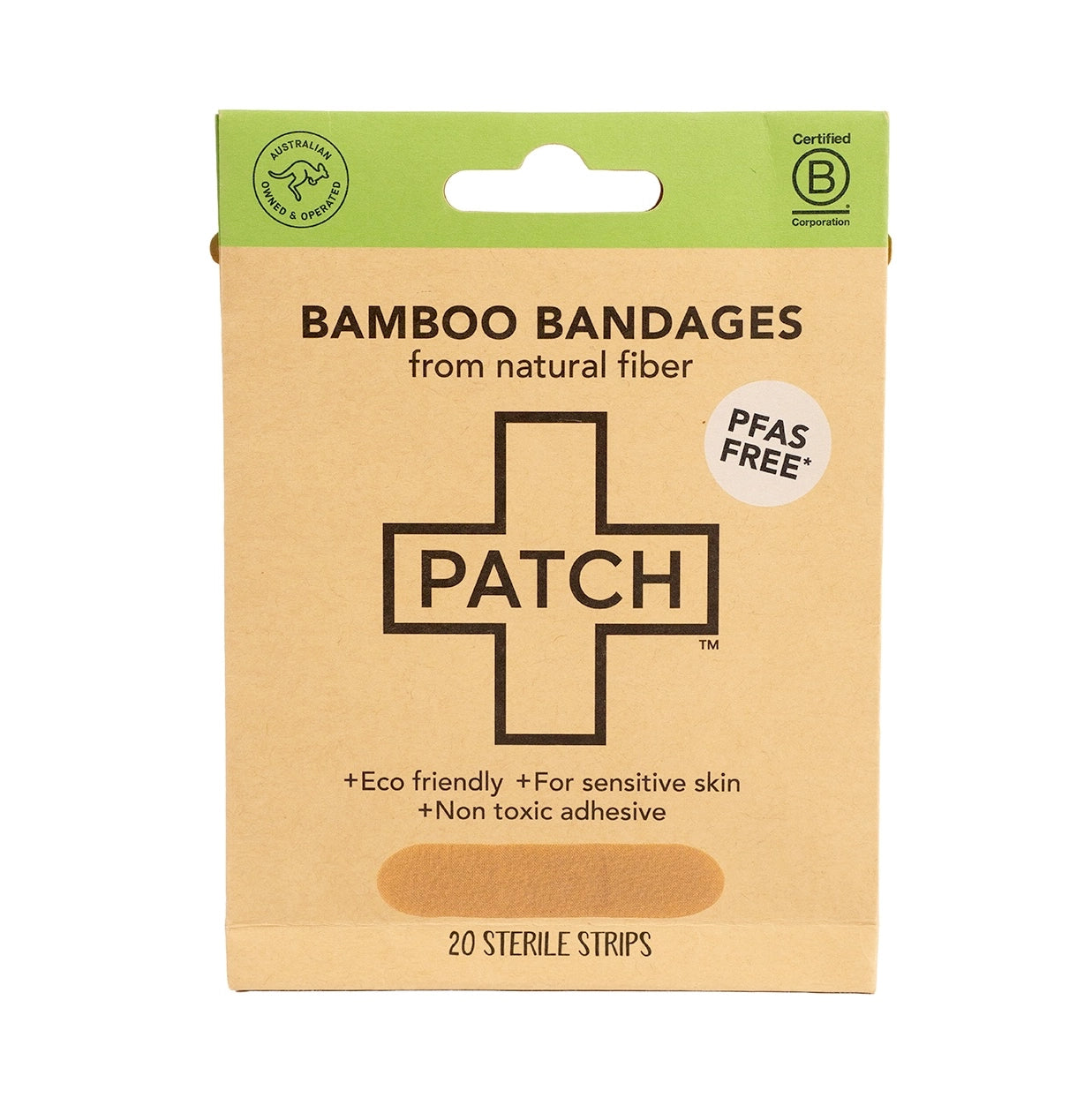 Patch Adhesive Bandages Natural - 20pk