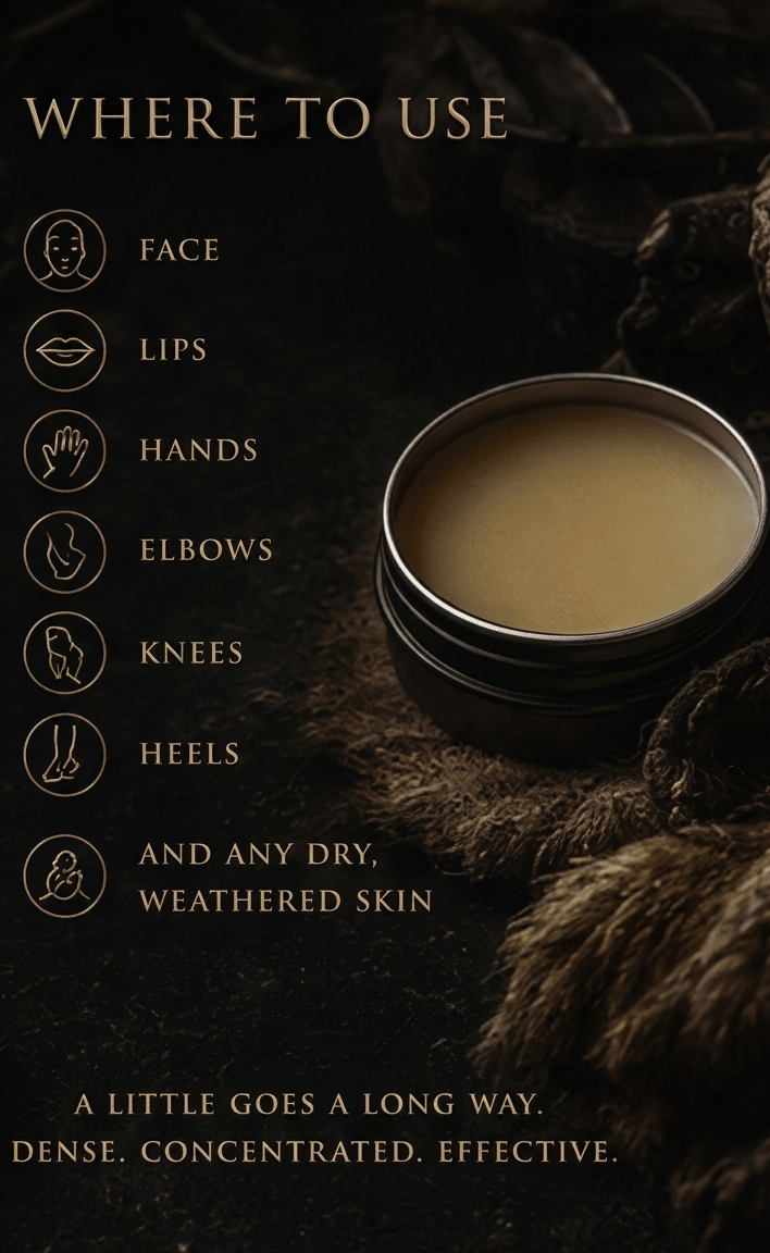 Idunn’s Touch – Grass-Fed Tallow Balm with Calendula, Sage & Propolis (30 g) - E I R H O L T