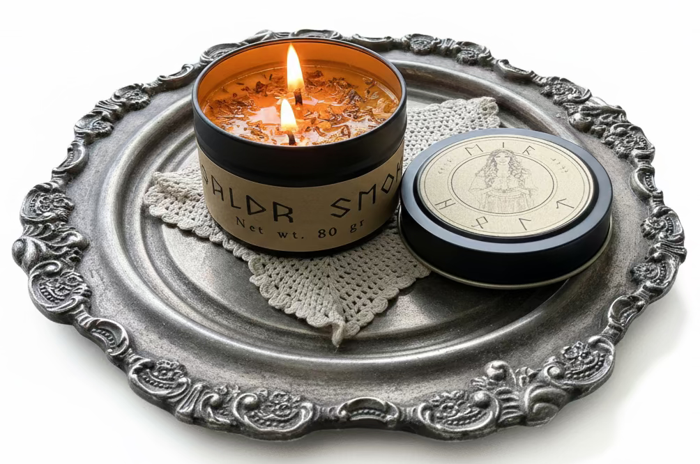 GALDR SMOKE - Beeswax Ritual Candle
